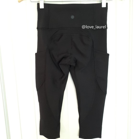 Athleta All In Crop in Black Size XXS - Picture 2 of 12